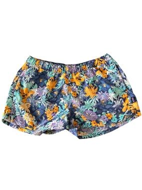 Patagonia Womens Barely Baggies Pull-On Shorts Large Floral Hawaiian 2"